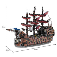MOC Factory 165091 Pirate Ship The Ruined King with 5854 Pieces
