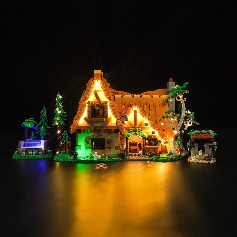 Brick Shine - Light Kit for LEGO® Snow white and the Seven Dwarfs'Cottage 43242