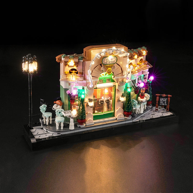 Brick Shine - Light Kit for LEGO® French Café 10362