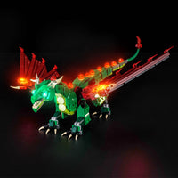 Brick Shine - Light Kit for LEGO® Medieval Dragon 31161
