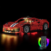 Brick Shine GC Light Kit for LEGO® Ferrari 488 Pista Car 42235
