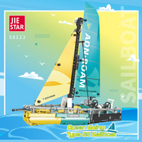 JIESTAR 58123 Ocean Going Type 65 Sailboat with 675 Pieces
