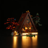 Brick Shine -  Light Kit for LEGO® A-Frame Cabin 21338
