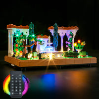 Brick Shine - Light Kit for LEGO® Fauntain Garden 10359
