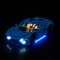 Brick Shine GC Light Kit for LEGO® Chevrolet Corvette Stingray Blue 42217
