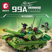 SEMBO 203168 ZTZ-99A Main Battle Tank with 297 Pieces
