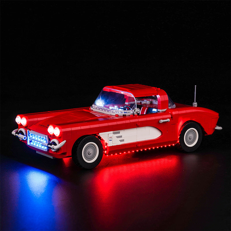 Brick Shine -  Light Kit for  LEGO® Chevrolet Corvette 1961 10321