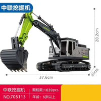 SEMBO 705113 Zoomlion Excavator with 1039 Pieces
