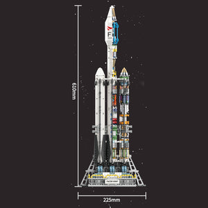 JIESTAR JJ9031 Carrier Rocket Falcon Heavt with 1104 Pieces