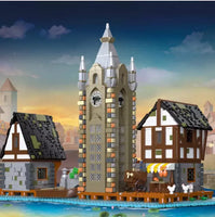 JIESTAR Building Blocks MOC 89150 Castle Market 3335pcs Lighting effect Construction Toy
