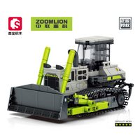 SEMBO 705109 Bulldozer with 418 Pieces