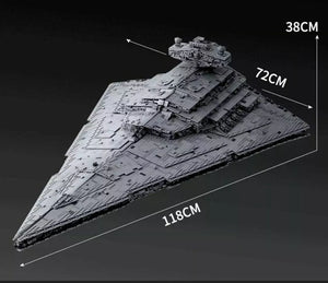 MOULD KING 13135 Monarch Imperial Star Destroyer ISD Building