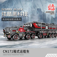 SEMBO 107009 Wandering Earth CN171-11 Box Carrier CN114-03 Large with 3712 Pieces
