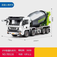 SEMBO 705116 Zoomlion Truck Mixer with 368 Pieces
