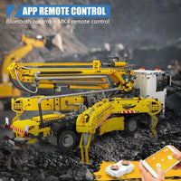 Mould King 19003 Truck with Concrete Pump 4368 Pcs with Motor/APP Remote Control
