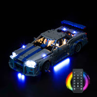 Brick Shine GC Light Kit for LEGO® 2 Fast 2 Furious Nissan Skyline GT-R (R34) Car 42210
