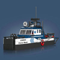 MOULD KING 10084 Police Boat with 413 Pieces
