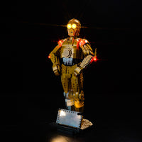 Brick Shine - Light Kit for LEGO® C-3po 75398
