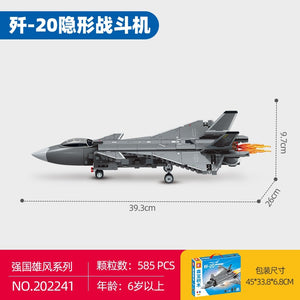 SEMBO 202241 J-20 Stealth Fighter with 585 Pieces