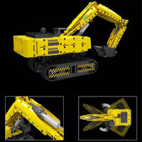 Mould King 15061 Engineering Series Mechanical Excavator Digger Dynamic Version
