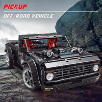 Mould King 13082 Pickup Truck Block Kits Model 3695 pcs with Motor/App Remote
