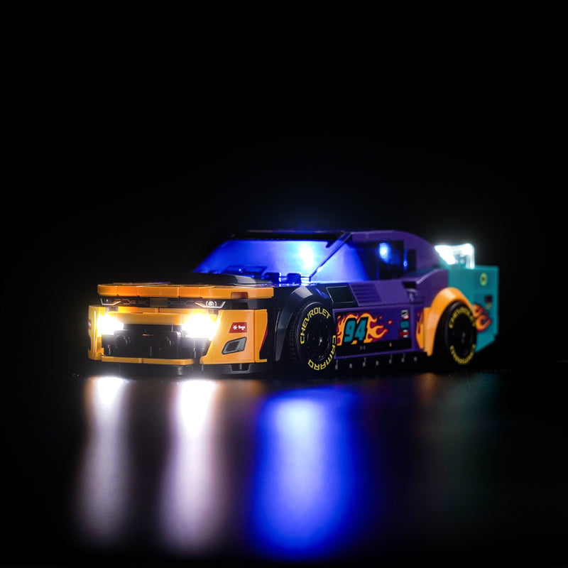 Brick Shine -  Light Kit for LEGO® NASCAR Next Gen Chevrolet Camaro ZL1 76935