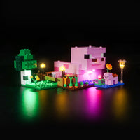 Brick Shine - Light Kit for LEGO® The Baby Pig House 21268
