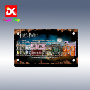 Display King - Acrylic display plaque for Lego Diagon Alley 75978