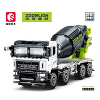 SEMBO 705110 Concrete Mixer Truck with 470 Pieces
