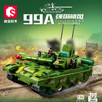 SEMBO 203172 ZTZ-99A Main Battle Tank with 630 Pieces
