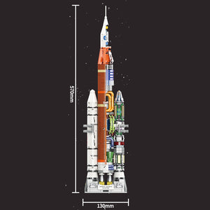 JIESTAR JJ9030 Carrier Rocket Space Launch System with 1055 Pieces