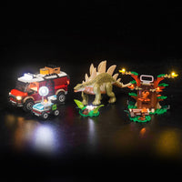 Brick Shine - Light Kit for LEGO® Dinosaur Missions: Stegosaurus Discovery 76965
