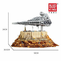 5162PCS Star Destroyer Empire Ship Over Jedha City Building Block Model New
