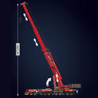 MOULD KING 17008 Red Liebherr LTM 11200 Remote Controlled Crane With Motor with 8506 Pieces
