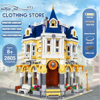 MOULD KING 11005 Costume Shop with Light Modular Building Block 2805PCS Gift Toy
