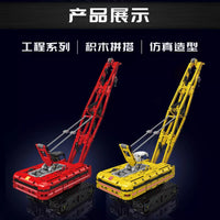 Mould King 15069 Yellow Crawler Crane Building Blocks with Motor Creator Toys
