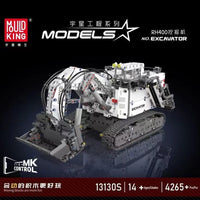 MOULD KING 13130S Terex RH400 Mining Excavator With Motor with 4265 Pieces
