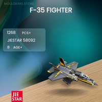 JIESTAR 58092 F-35 Fighter with 1268 Pieces
