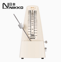 Nikko Mechanical Metronome Beat Tempo for Piano Guitar Violin(Made In Japan)
