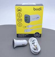sky Budi CC631TW 2.4A 2USB Car Charger with USB-A to C Combo
