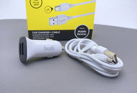 sky Budi CC631TW 2.4A 2USB Car Charger with USB-A to C Combo
