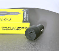 sky Budi CC108R PD 40W USB C+C car charger
