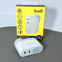sky Budi M8J030AR PD 65W Dual USB-C GaN wall charger
