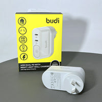 sky Budi M8J030AR PD 65W Dual USB-C GaN wall charger
