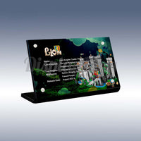 Display King - Acrylic display plaque for Lego Lion Knights' Castle 10305
