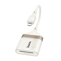 Hoco. UA40 Crystal iP 2-in-1 card reader - apricot
