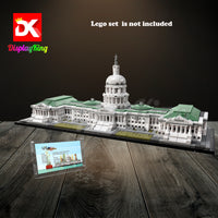 Display King - Acrylic photo frame for Lego United States Capitol Building 21030