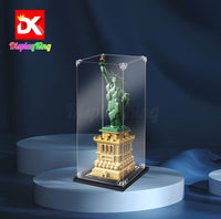 Display King - Acrylic  display case with screw for LEGO® Statue of Liberty 21042
