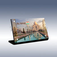 Display King - Acrylic display plaque for Lego Taj Mahal 21056