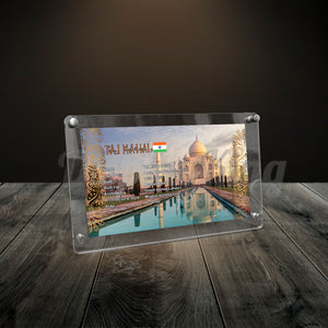 Display King - Acrylic photo frame for Lego Taj Mahal 21056